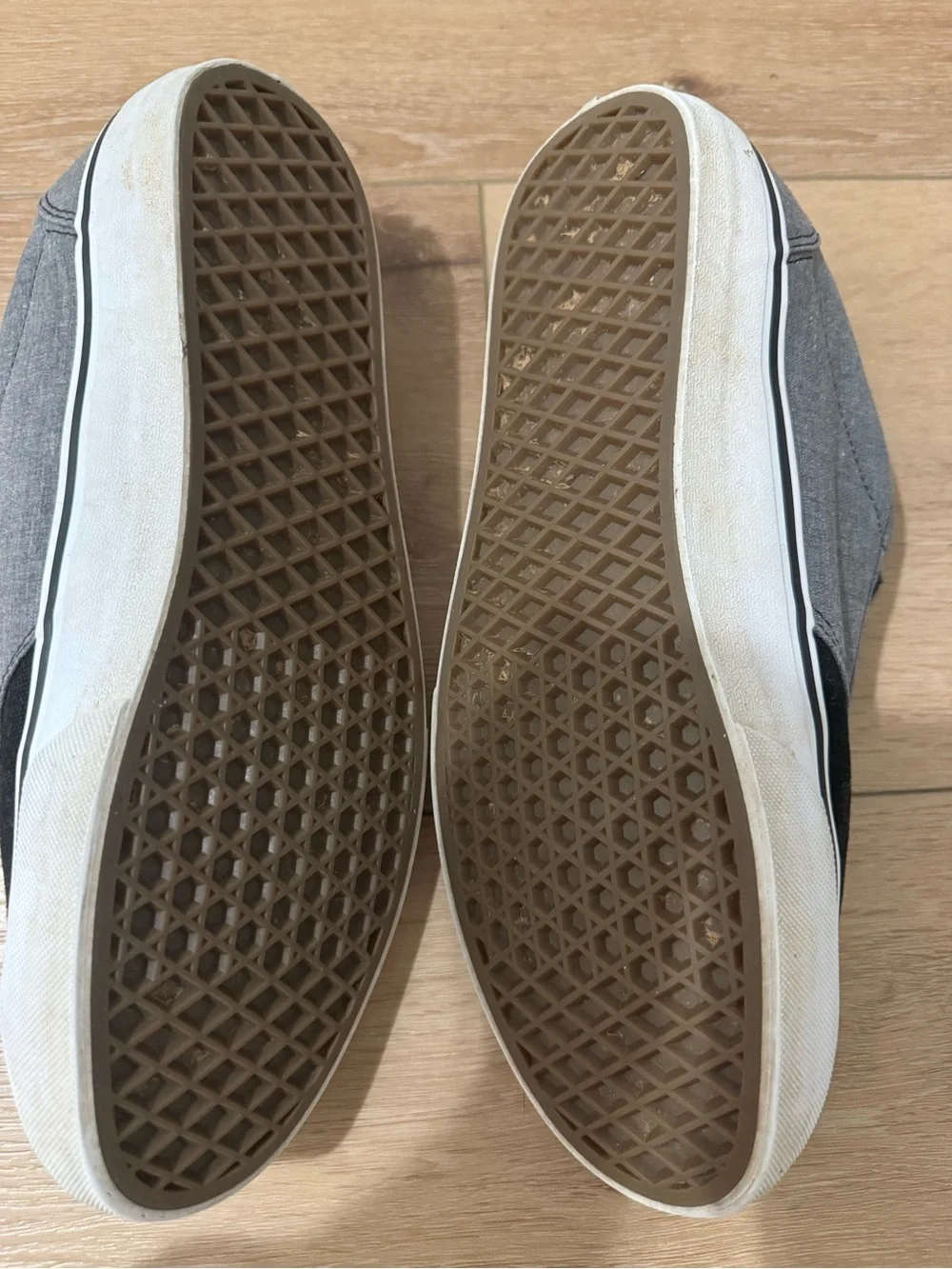 🛹Vans Men’s Atwood Deluxe Black & Gray Canvas Skater Shoes Sneakers 11